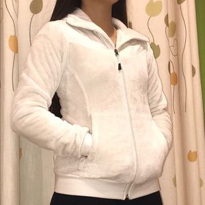 North Face fuzzy windbreaker